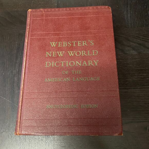 1951 Large WEBSTER'S NEW WORLD DICTIONARY Encyclopedic Edition - Picture 1 of 8